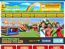 Tablet Screenshot of mrbounce.com